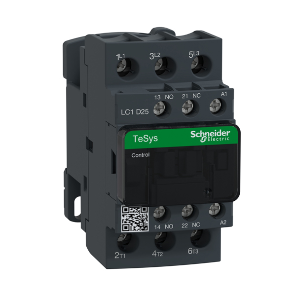 Contactor-25-amp-Schneider-Electric-model-LC1D25M7 کنتاکتور 25 آمپر اشنایدر مدل LC1D25M7