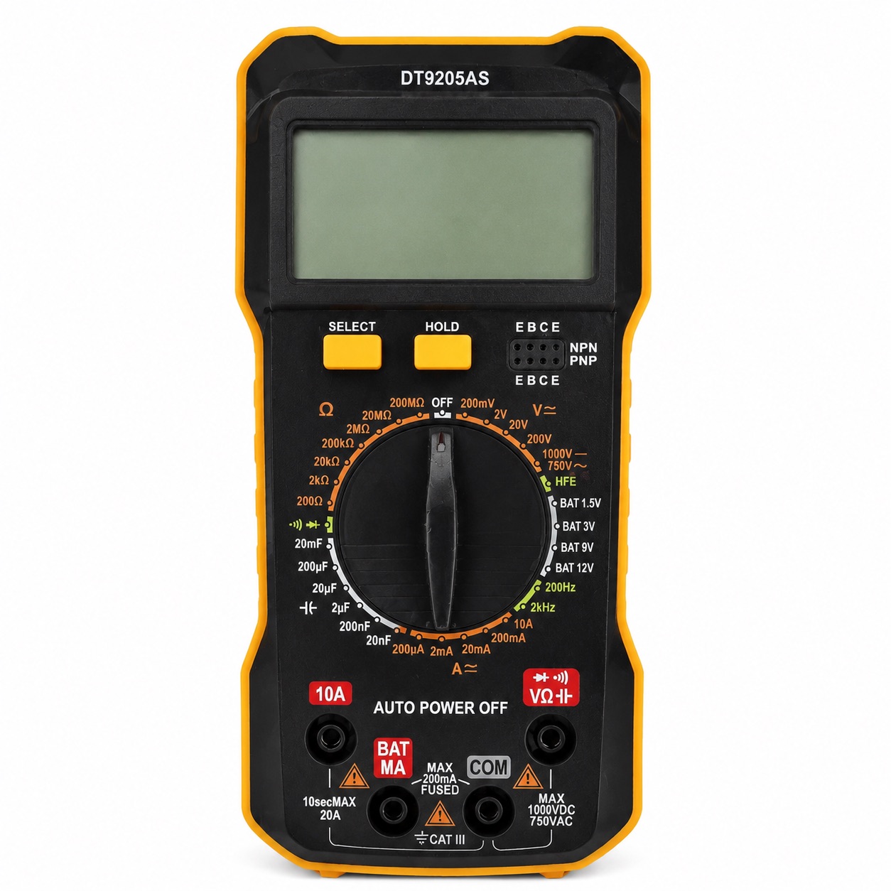7efc784e-0bab-4d83-b9d7-24ed78b2e068 مولتی متر دیجیتال مدل DT9205A