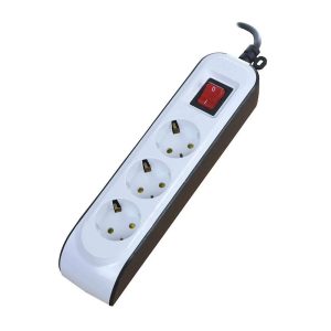 سه خانه برق ارت دار پارت الکتریک کابل 3 متر کد 8761