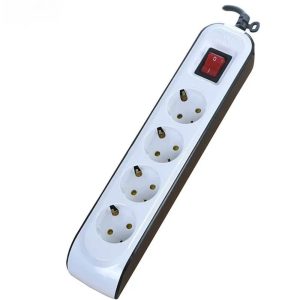 چهار خانه برق ارت دار پارت الکتریک کابل 1.8 متر کد 8757