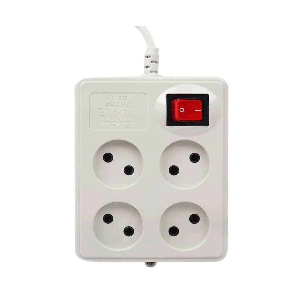 Part-Electric-4-Outlet-Ungrounded-Power-Strip-Model-328 چهار خانه بدون ارت پارت الکتریک با کابل 1.8 متری کد 328
