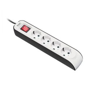 چهار خانه برق ارت دار پارت الکتریک کابل 5 متر کد 8759