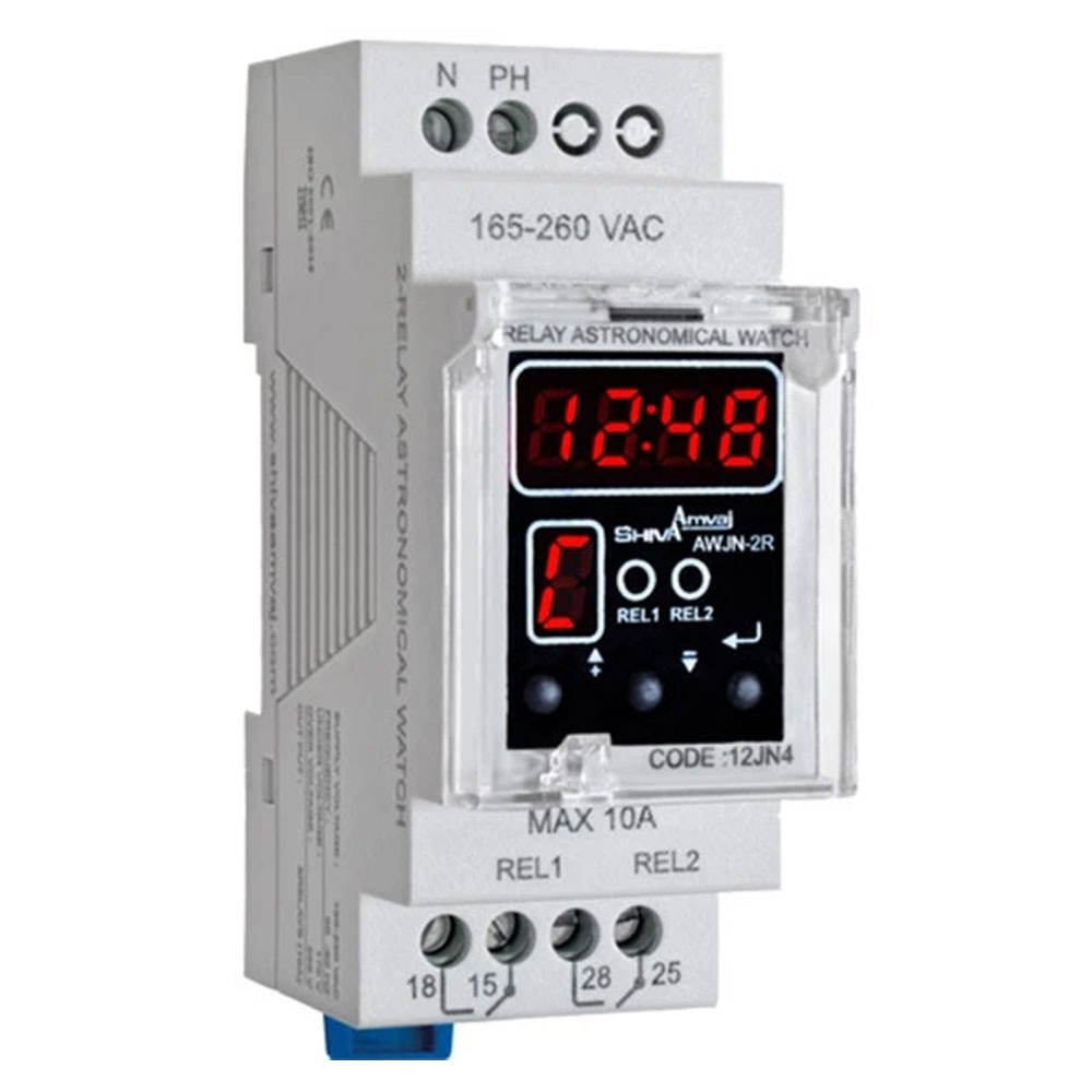 ساعت نجومی دو رله ای سری N شیوا امواج AWJN-2R کد 12JN4