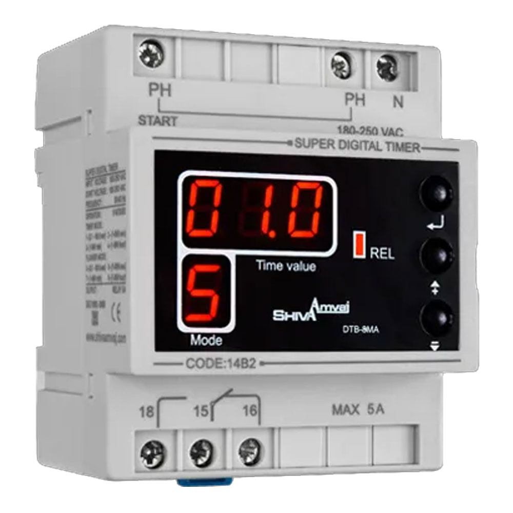 سوپر تایمر دیجیتال شیوا امواج مدل DTB-8MA کد 14B2