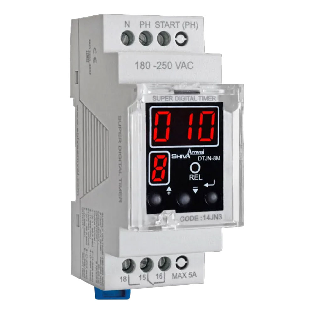سوپر تایمر دیجیتال سری N شیوا امواج مدل DTJN-8M کد 14JN3