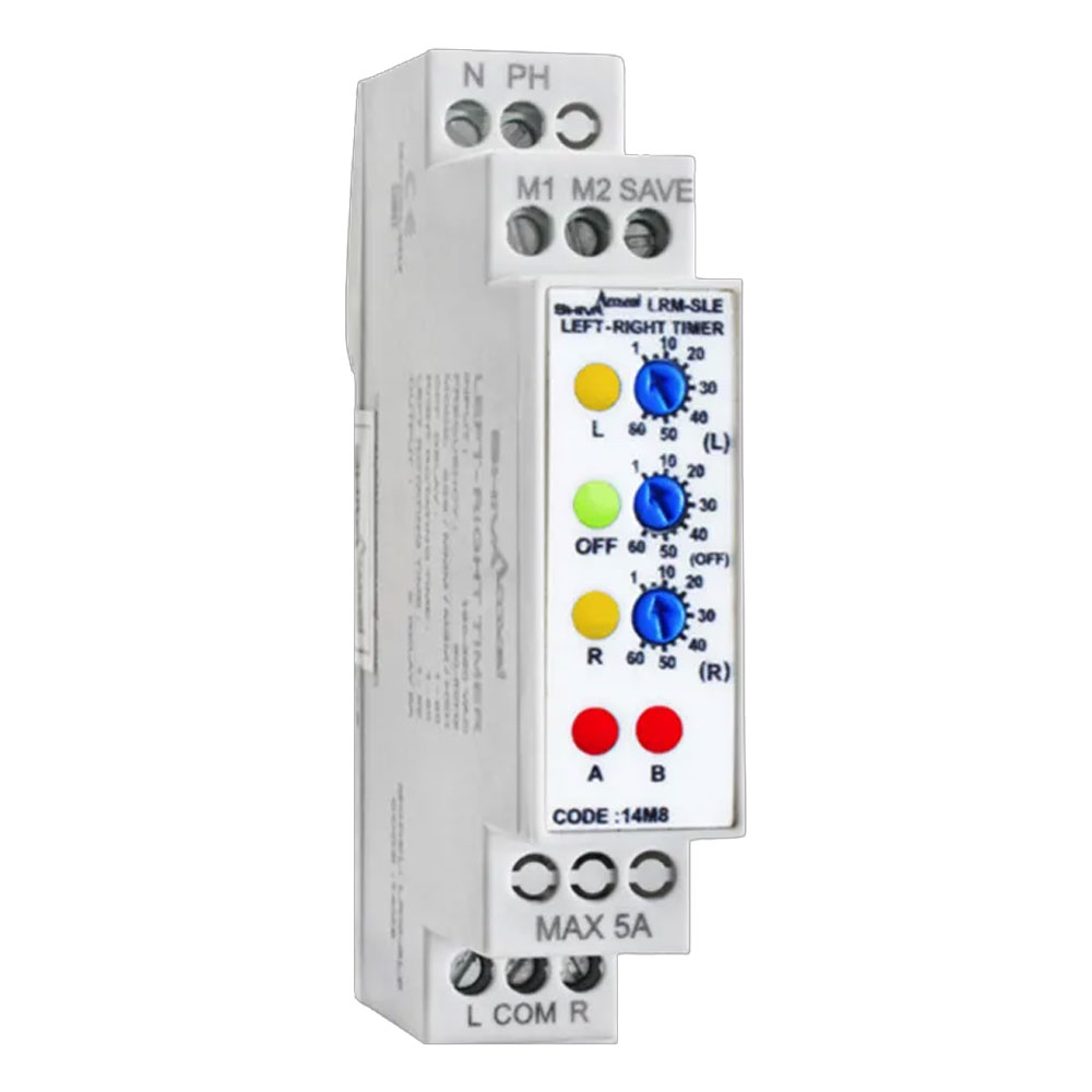 Shiva-Amvaj-LRM-SLE-M-Series-Left-Right-Rotating-Timer تایمر چپ گرد و راست گرد سری M شیوا امواج مدل LRM-SLE کد 14M8