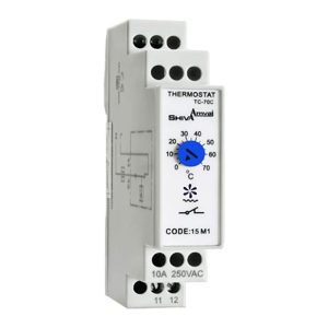 ترموستات تابلویی هیتر سری M شیوا امواج مدل TC-70H کد 15M1