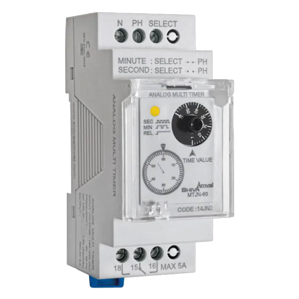 مولتی تایمر آنالوگ سری N شیوا امواج مدل MTJN-60 کد MTJN-60
