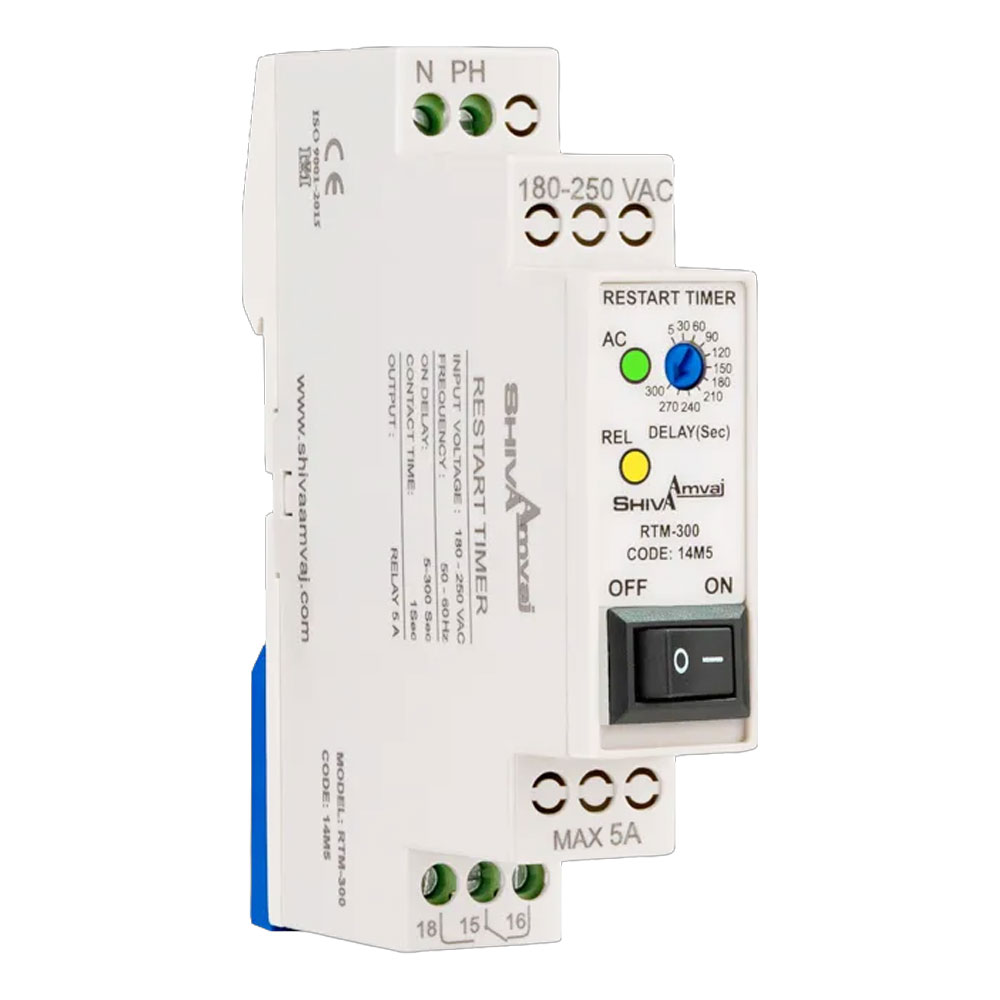 Shiva-Amvaj-RTM-300-M-Series-Restart-Timer تایمر استارت مجدد سری M شیوا امواج مدل RTM-300 کد 14M5