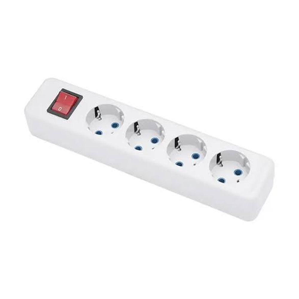 Part-Electric-Shahab-650-4-Way-Grounded-Extension-Cord-5m چهار خانه ارت دار پارت الکتریک مدل شهاب کابل 5 متر کد 650